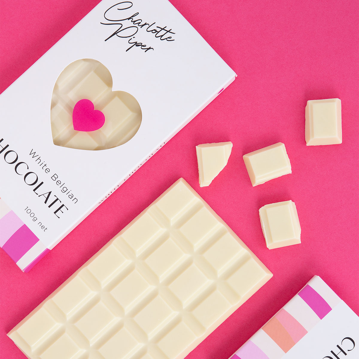 Charlotte Piper White Belgian Chocolate (100g Bar)